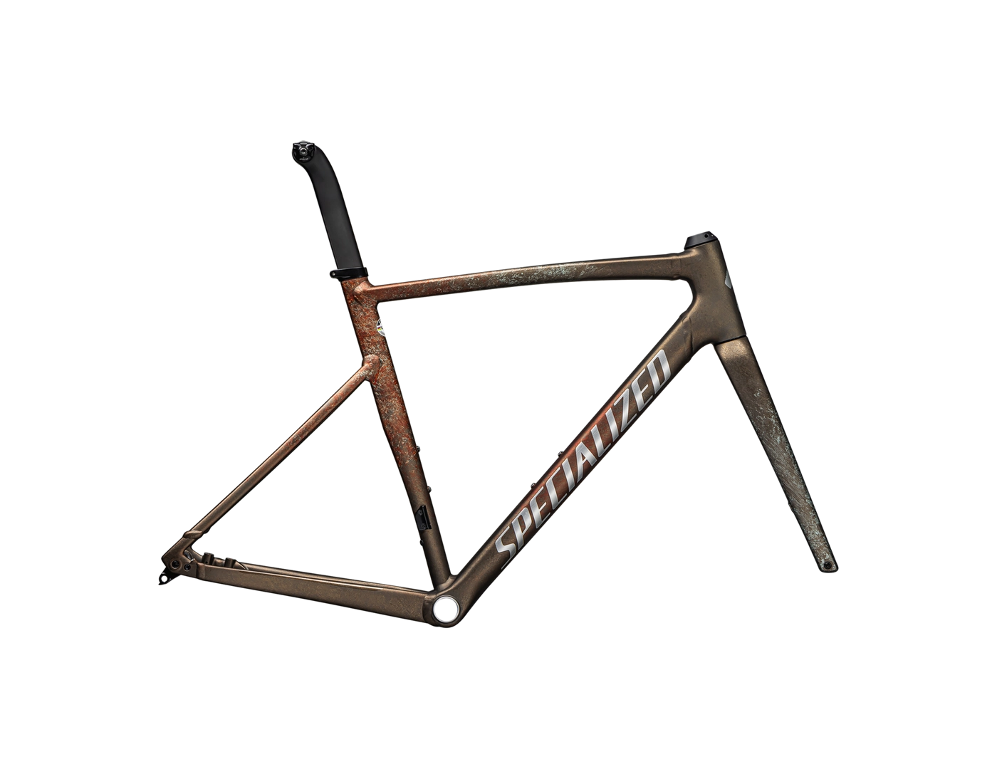 2025 SPECIALIZED ALLEZ SPRINT FRAMESET - 56cm, COPPER MULTICOLOR BLURRED IMPASTO / BRUSHED LIQUID METAL