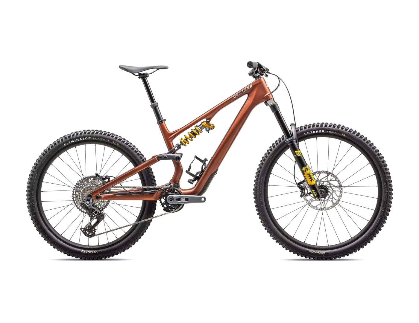 2025 Specialized Stumpjumper 15 Ohlins Coil Bike - S5, Satin Copper Speckle / Satin Silver Dust