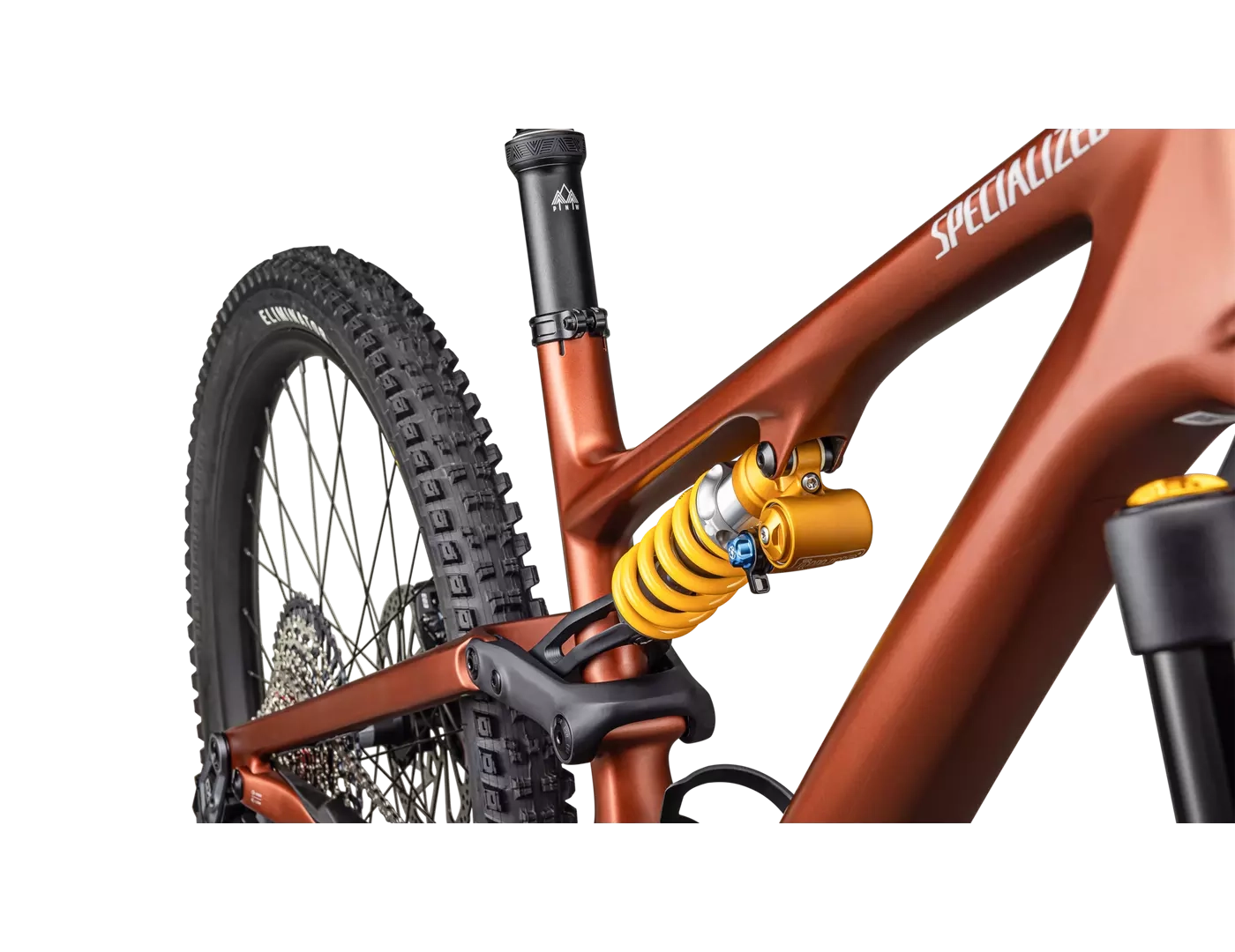 2025 Specialized Stumpjumper 15 Ohlins Coil Bike - S5, Satin Copper Speckle / Satin Silver Dust
