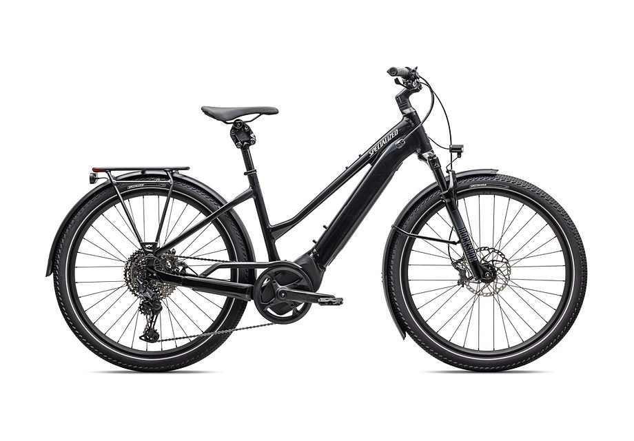 2025  vado 5.0 step through ul bike gloss castblack / satin silver reflective xl