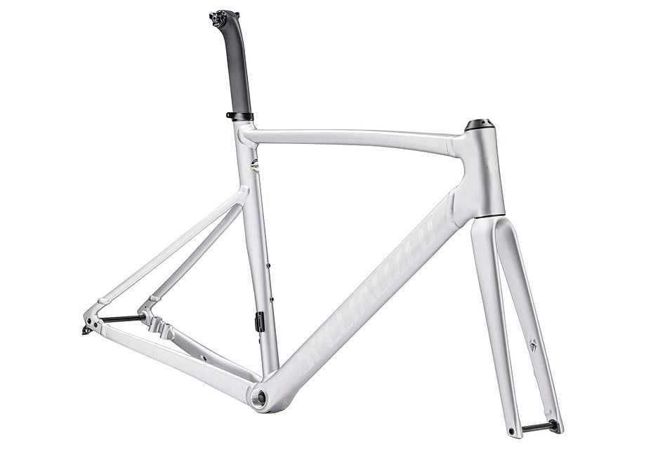 allez sprint frmset satin silver dust/gloss transparent decals 61