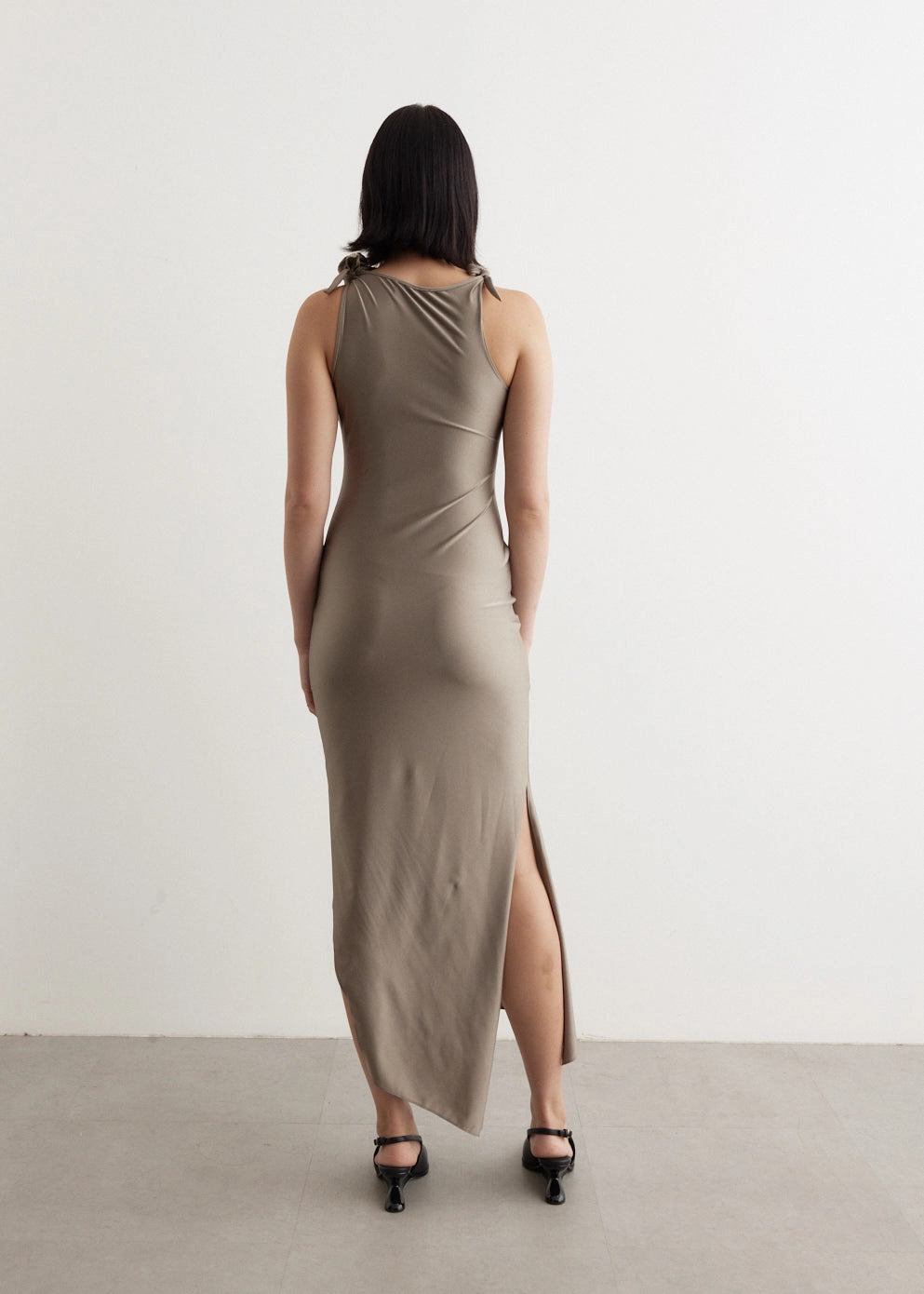 Asymmetric Flower Gown
