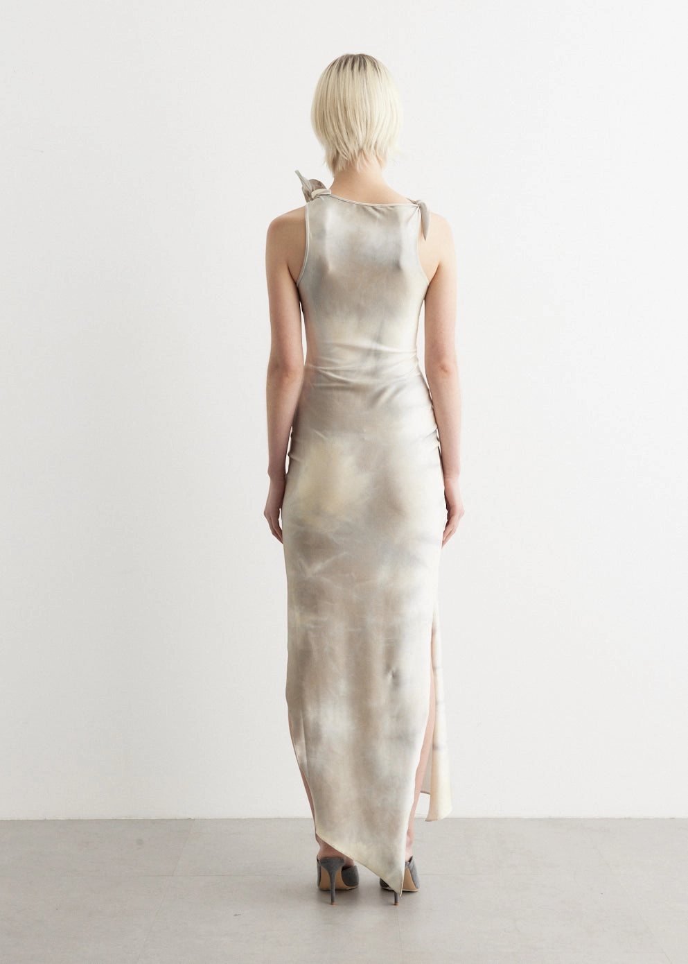 Asymmetric Flower Gown