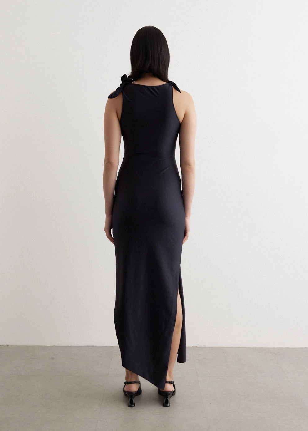 Asymmetric Flower Gown