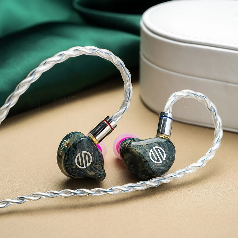 BGVP Phantom 2BA   2DD   2EST   2BCD Flagship In-Ear HIFI Monitor Earphones with 2 in 1 Plug