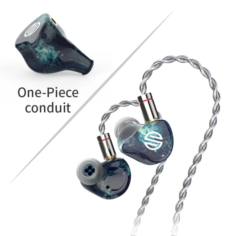 BGVP Phantom 2BA   2DD   2EST   2BCD Flagship In-Ear HIFI Monitor Earphones with 2 in 1 Plug