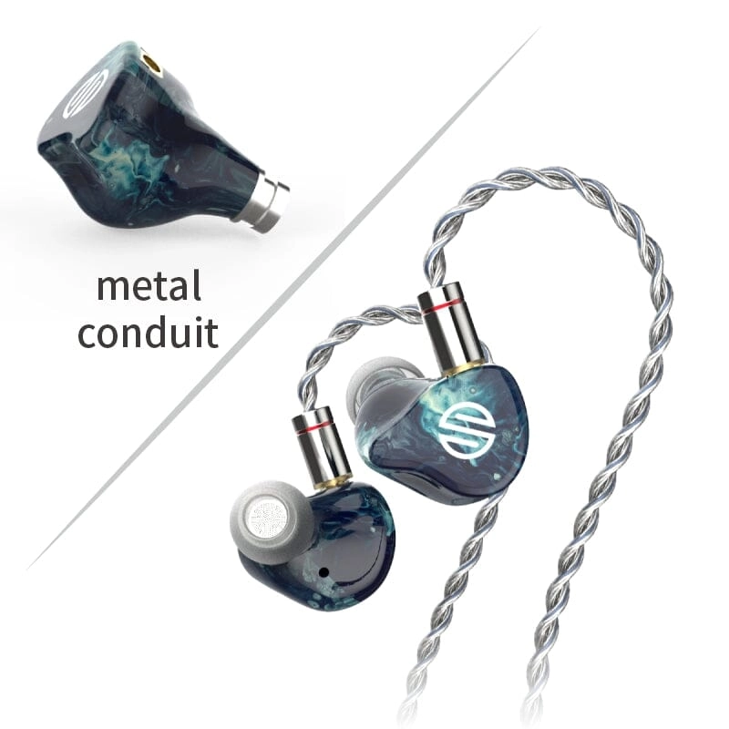 BGVP Phantom 2BA   2DD   2EST   2BCD Flagship In-Ear HIFI Monitor Earphones with 2 in 1 Plug