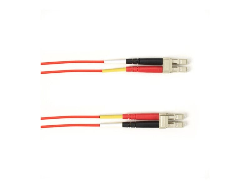 Black Box - Patch cable - LC multi-mode (M) to LC multi-mode (M) - 1 m - fiber optic - duplex - OM4 - red FOCMRM4-001M-LCLC-RD