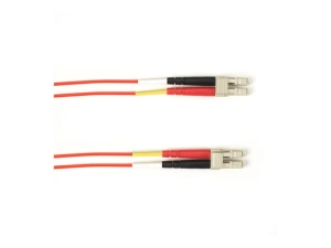 Black Box - Patch cable - LC multi-mode (M) to LC multi-mode (M) - 1 m - fiber optic - duplex - OM4 - red FOCMRM4-001M-LCLC-RD