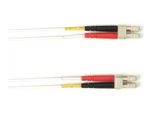 Black Box - Patch cable - LC multi-mode (M) to LC multi-mode (M) - 5.18 m - fiber optic - 50 / 125 micron - OM3 - OFNP - plenum FOCMP10-LCLC-BR-17