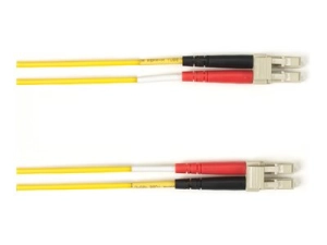 Black Box - Patch cable - TAA Compliant - LC multi-mode (M) to LC multi-mode (M) - 1.52 m - fiber optic - 50 / 125 micron - OM4 FOCMRM4-LCLC-YL-5