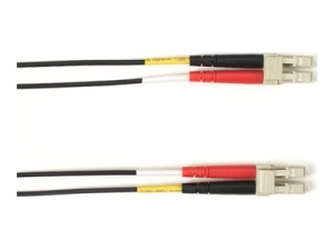 Black Box - Patch cable - TAA Compliant - LC multi-mode (M) to LC multi-mode (M) - 15.2 m - fiber optic - duplex - 50 / 125 micron FOCMRM4-LCLC-BK-50