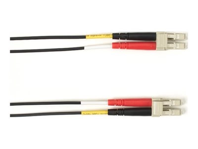 Black Box - Patch cable - TAA Compliant - LC multi-mode (M) to LC multi-mode (M) - 15.2 m - fiber optic - duplex - 50 / 125 micron FOCMRM4-LCLC-BK-50