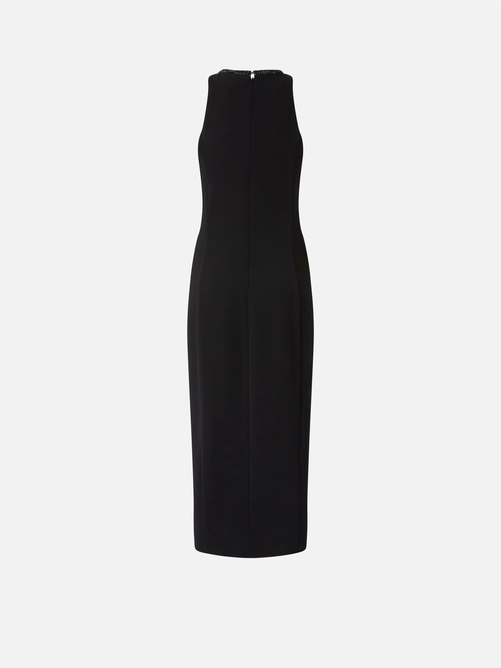 Black Rhinestone Sheath Dress