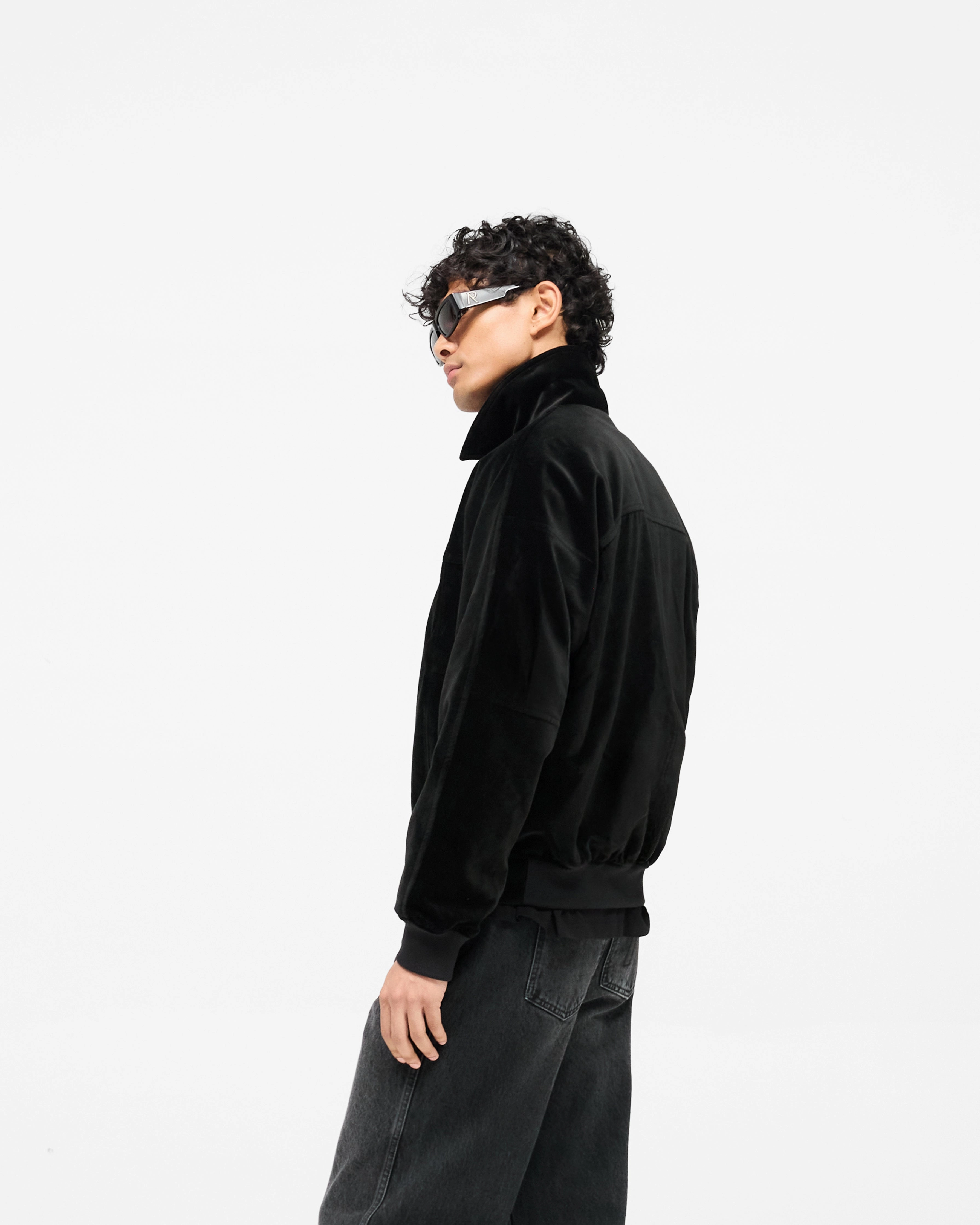 Bordeaux Brushed Jacket - Black