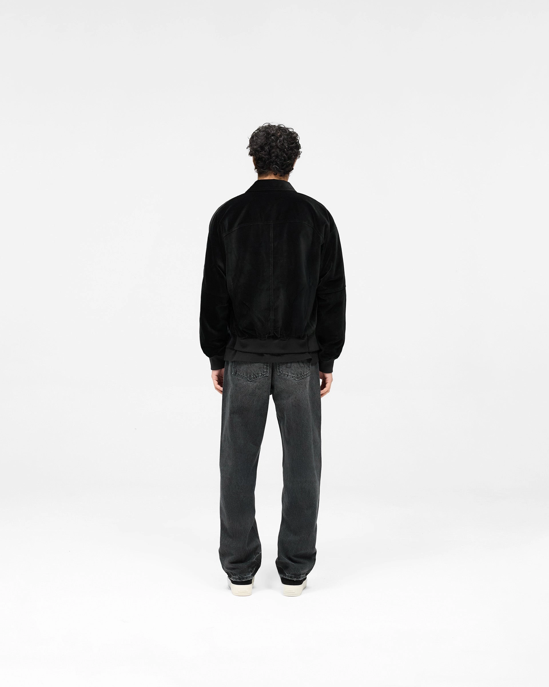 Bordeaux Brushed Jacket - Black