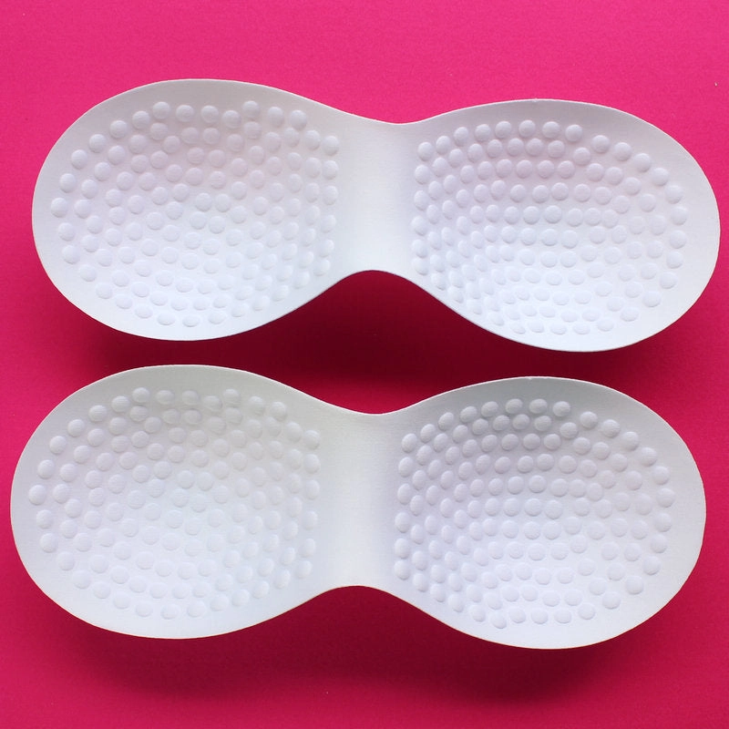 Bra Inserts thin one piece 8-character dot massage tube top bra pad 38x13cm