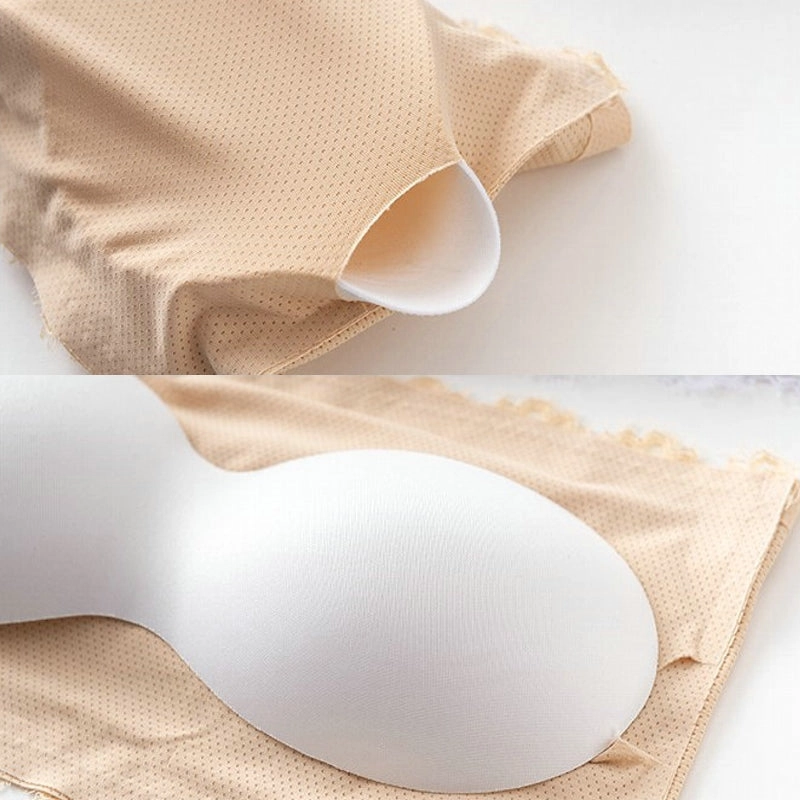 Bra Inserts thin one piece 8-character dot massage tube top bra pad 38x13cm