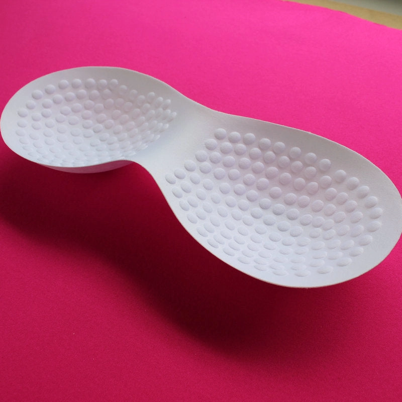 Bra Inserts thin one piece 8-character dot massage tube top bra pad 38x13cm