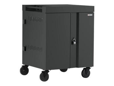 Bretford Cube TVC32 - Cart (charge only) - pre-wired - for 32 tablets / notebooks - lockable - welded steel - charcoal - output: TVC32USBC-KEYC