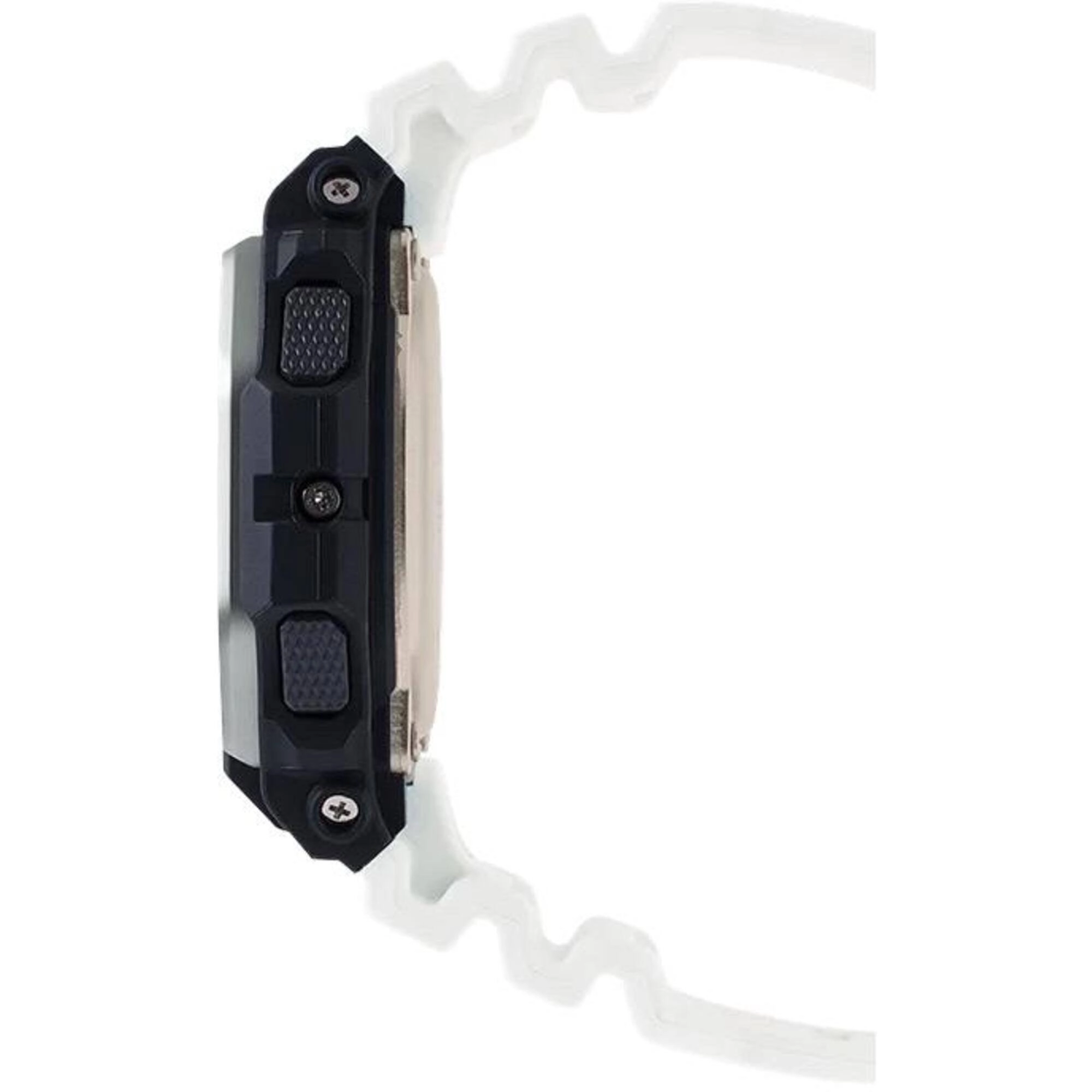 Casio Men's Watch - G-Shock G-Lide Black Digital Dial White Resin Strap | GBX100-7