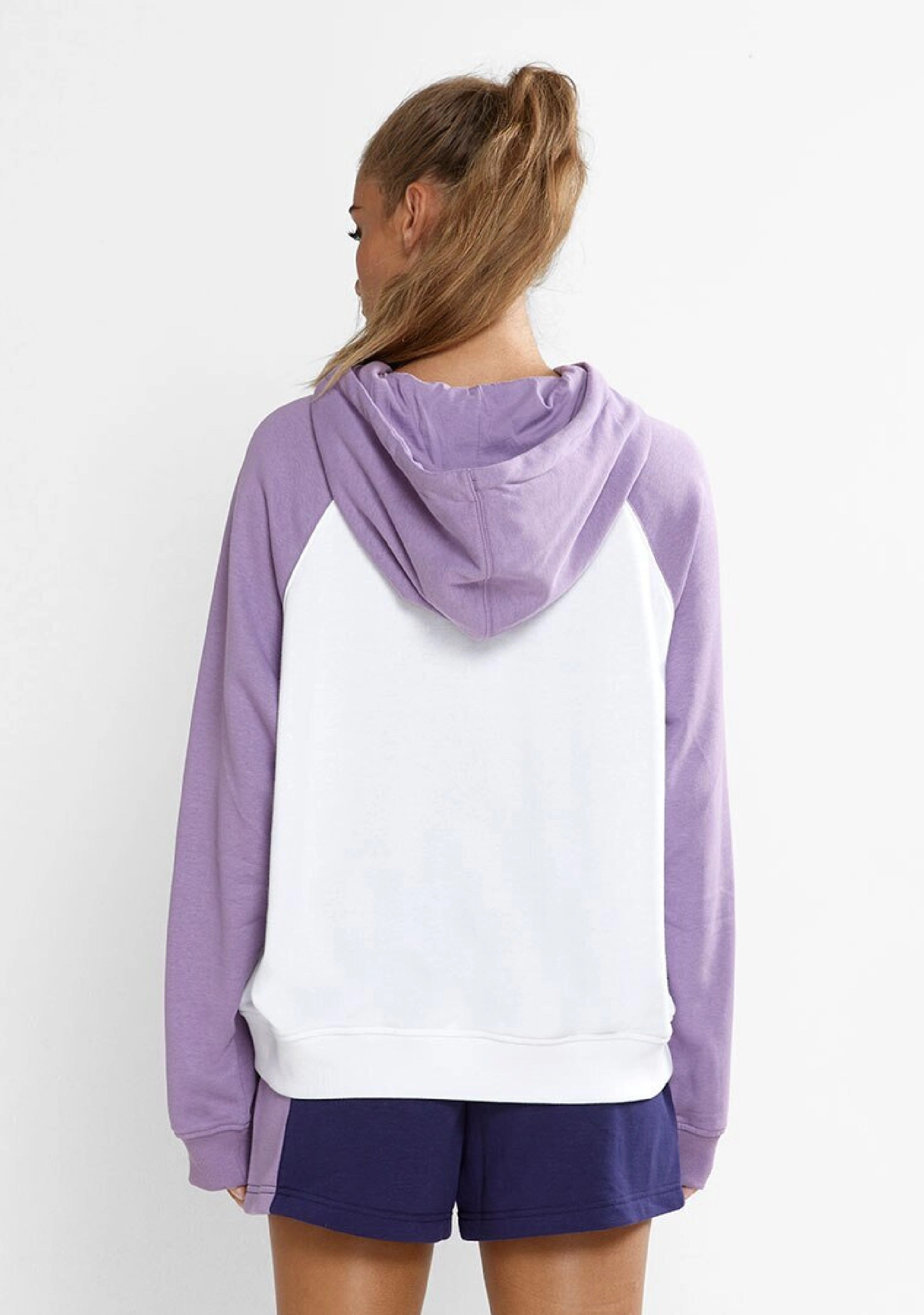 Champion Womens French Terry Colour Block Hoodie