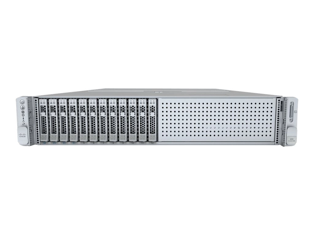 Cisco UCS C240 M6 SFF Rack Server - Server - rack-mountable - 2U - 2-way - no CPU up to - RAM 0 GB - SATA/SAS/PCI Express - hot-swap UCSC-C240-M6S=