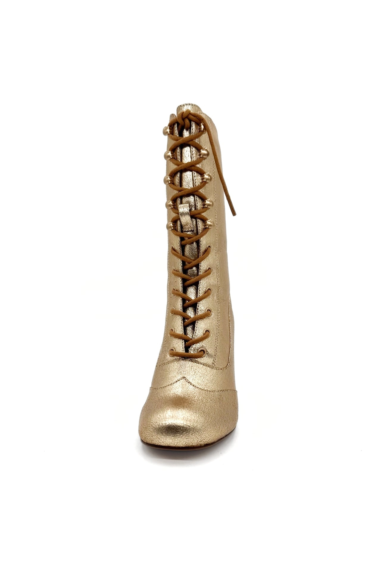 Claire Metallic Victorian Boots