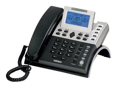 Cortelco 122000TP227S - Corded phone with caller ID/call waiting - 3-way call capability - 2-line operation