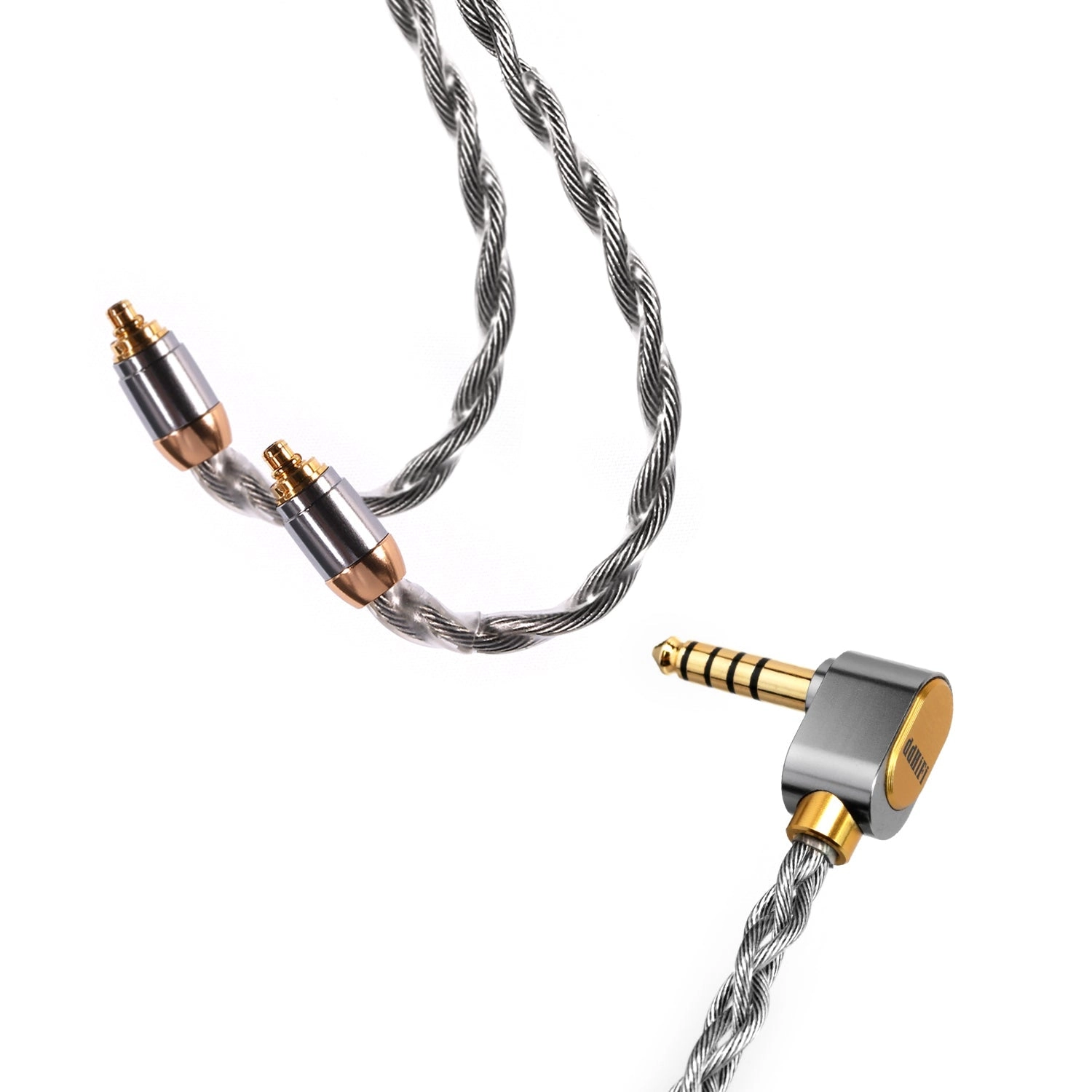 DD ddHiFi BC130A (Air Nyx) 4-Strand Silver Upgrade Earphone Cable (Open Box)