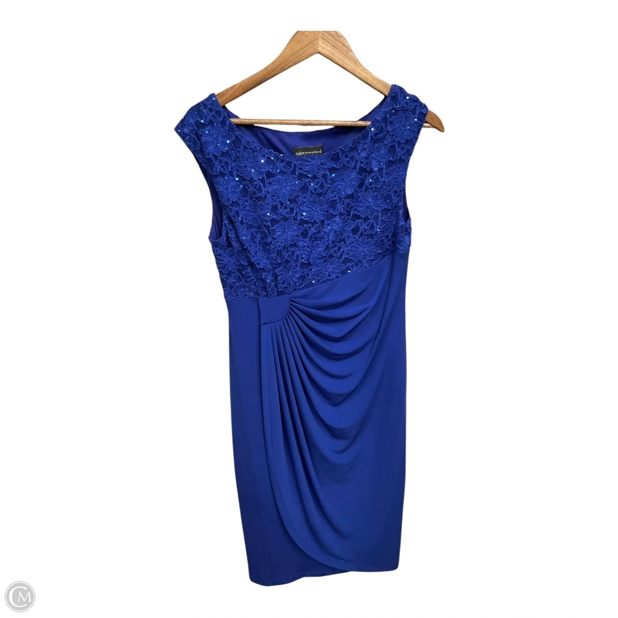 Dress Party Short By Connected Apparel In Blue, Size: 10
