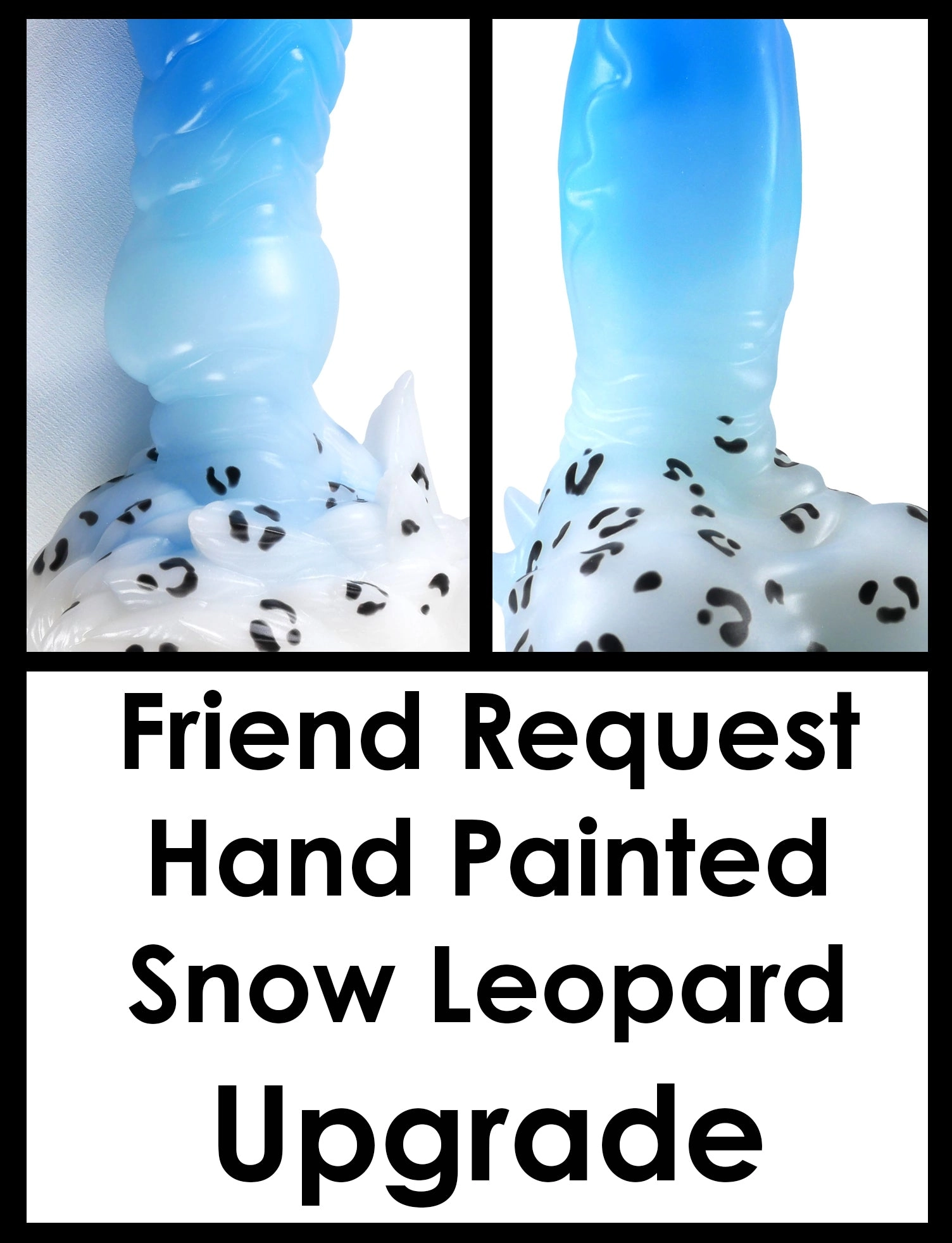 Friend Request Upgrade: Hand Painted Snow Leopard