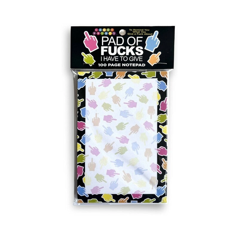 Fucks I Have To Give Notepad