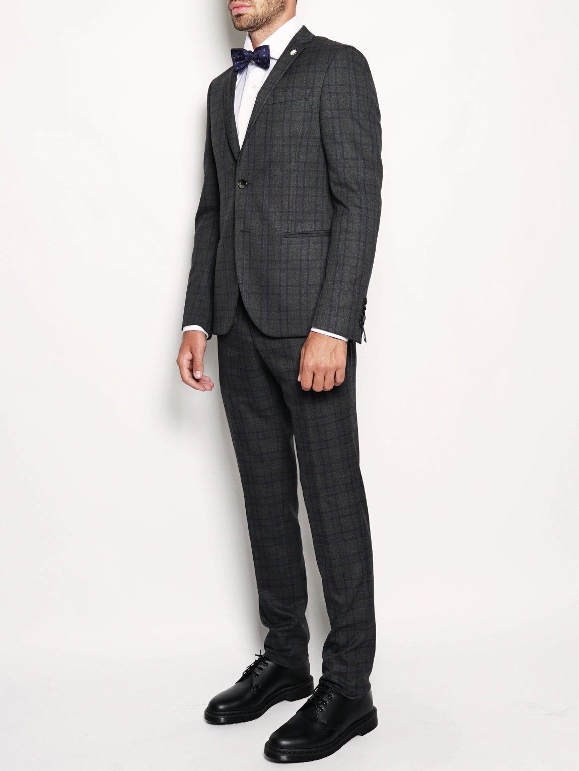 Gray Prince of Wales dress