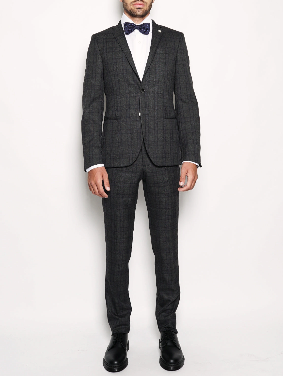 Gray Prince of Wales dress