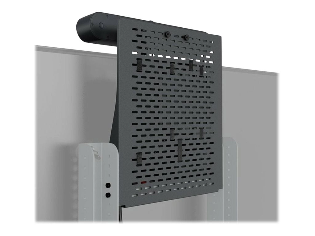 Heckler Design - Mounting kit (camera mount, hook & loop fastening tape, device panel) - for video conference camera - steel H702-BG