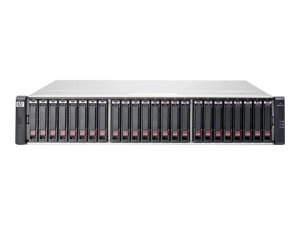 HPE Modular Smart Array 1040 Dual Controller SFF Storage - Hard drive array - iSCSI (1 GbE) (external) - rack-mountable - 2U E7W02SB