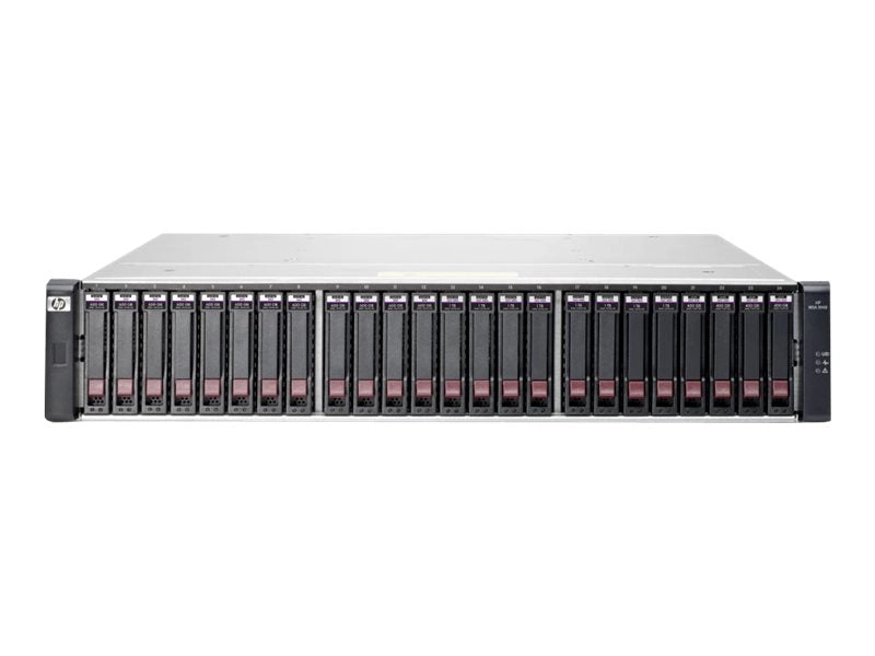 HPE Modular Smart Array 1040 Dual Controller SFF Storage - Hard drive array - iSCSI (1 GbE) (external) - rack-mountable - 2U E7W02SB