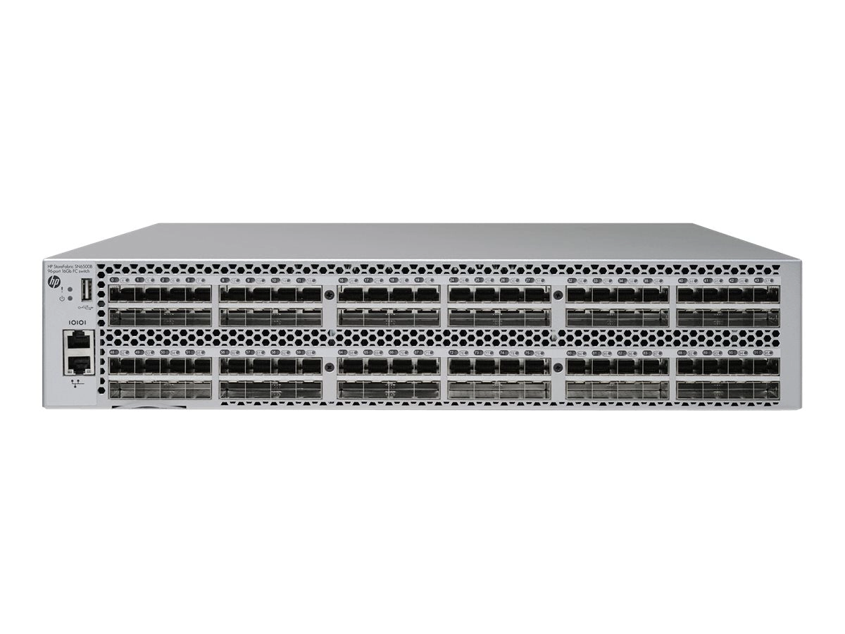 HPE StoreFabric SN6500B 16Gb 96-port/48-port Active Fibre Channel Switch - Switch - managed - 48 x 16Gb Fibre Channel SFP  - C8R45B#05Y