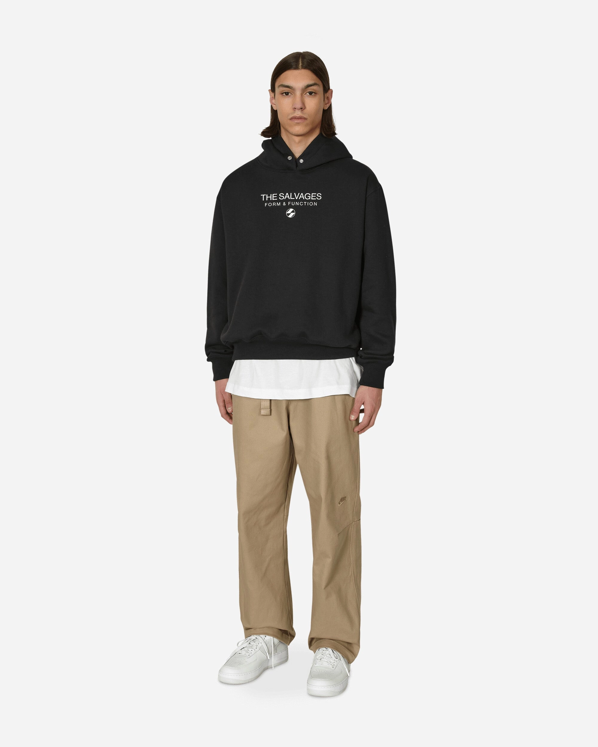 Hypnotic Snap Hooded Sweatshirt Black