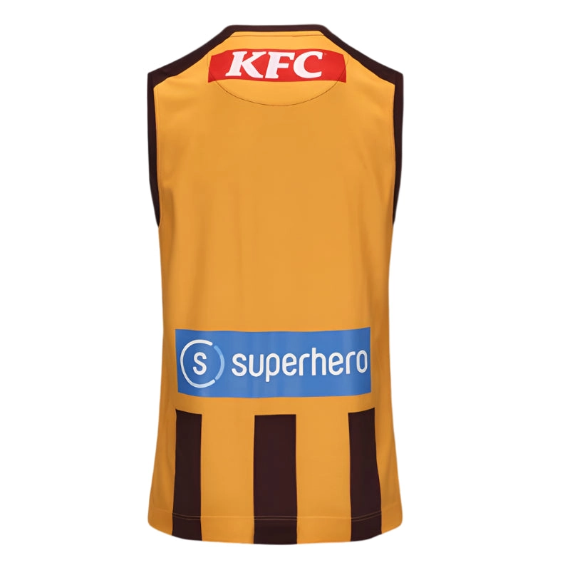 ISC Hawthorn Hawks Adult 2025 AFL Home Replica Guernsey