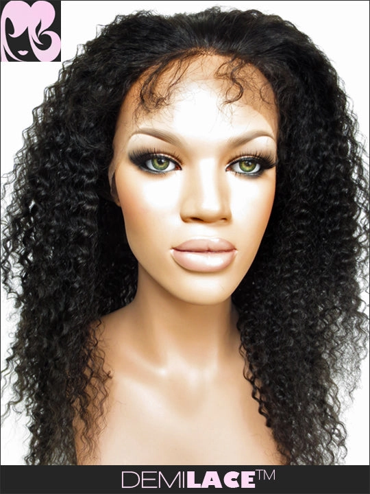 LACE FRONT WIG: Rachael Kinky Curly Indian Remy