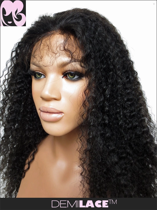 LACE FRONT WIG: Rachael Kinky Curly Indian Remy