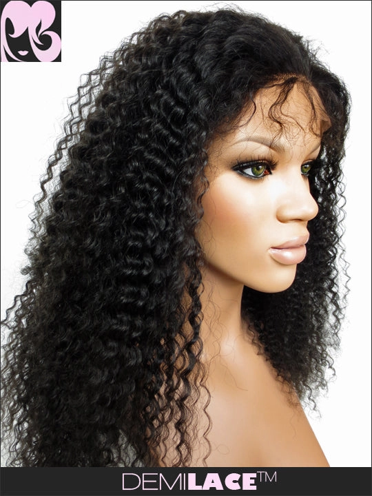 LACE FRONT WIG: Rachael Kinky Curly Indian Remy