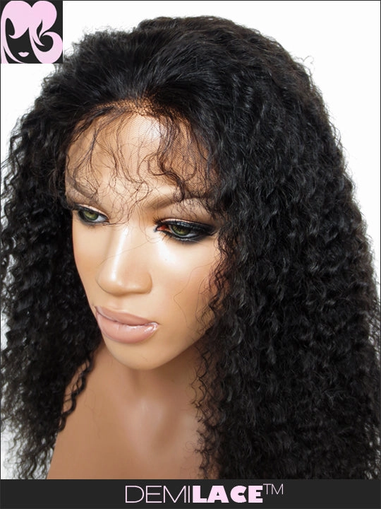 LACE FRONT WIG: Rachael Kinky Curly Indian Remy