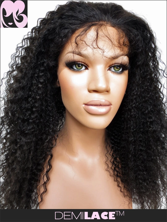 LACE FRONT WIG: Rachael Kinky Curly Indian Remy