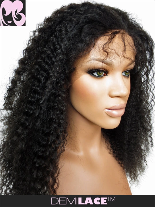 LACE FRONT WIG: Rachael Kinky Curly Indian Remy