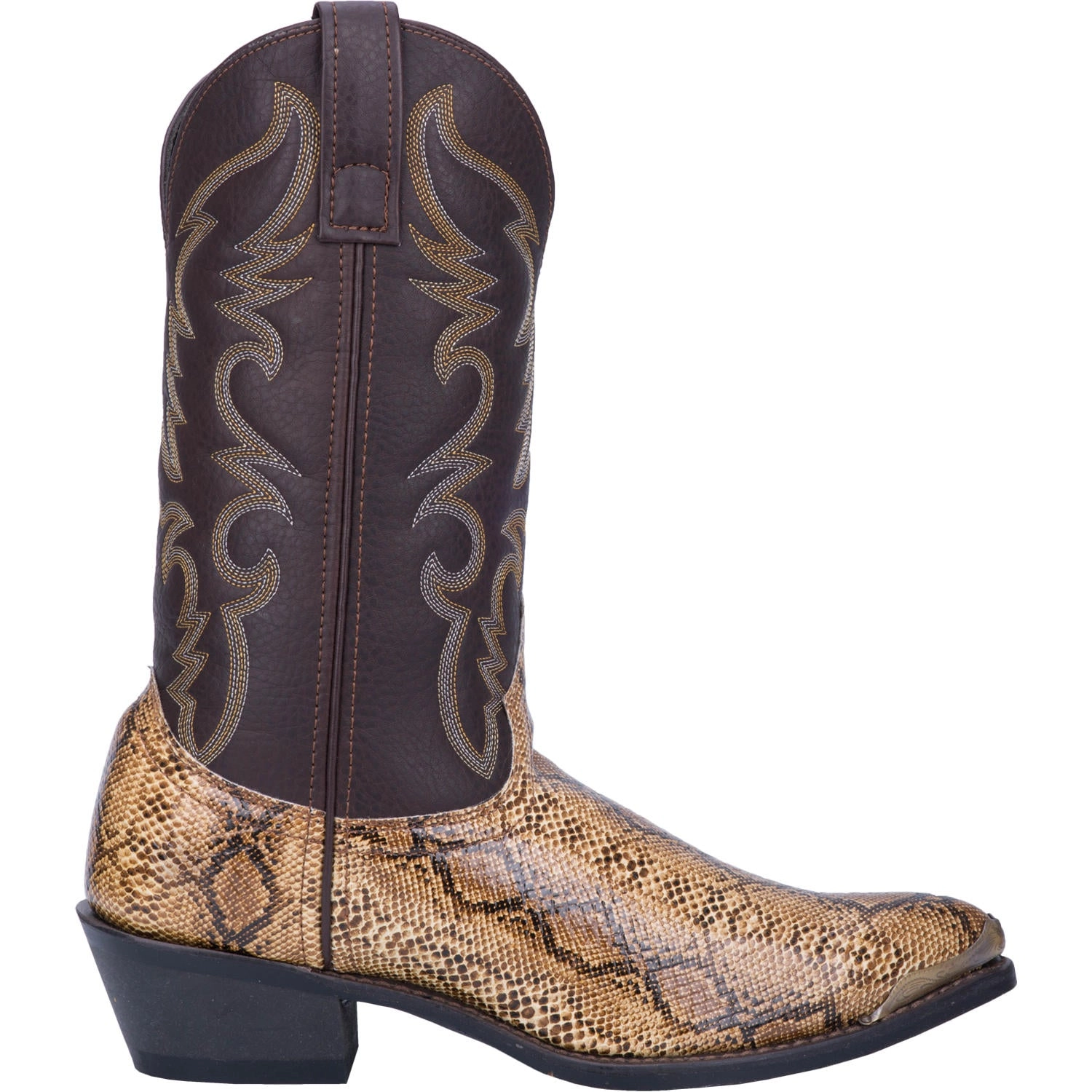 Laredo Monty 68068 Multi Tonal Brown Mens Cowboy Boots