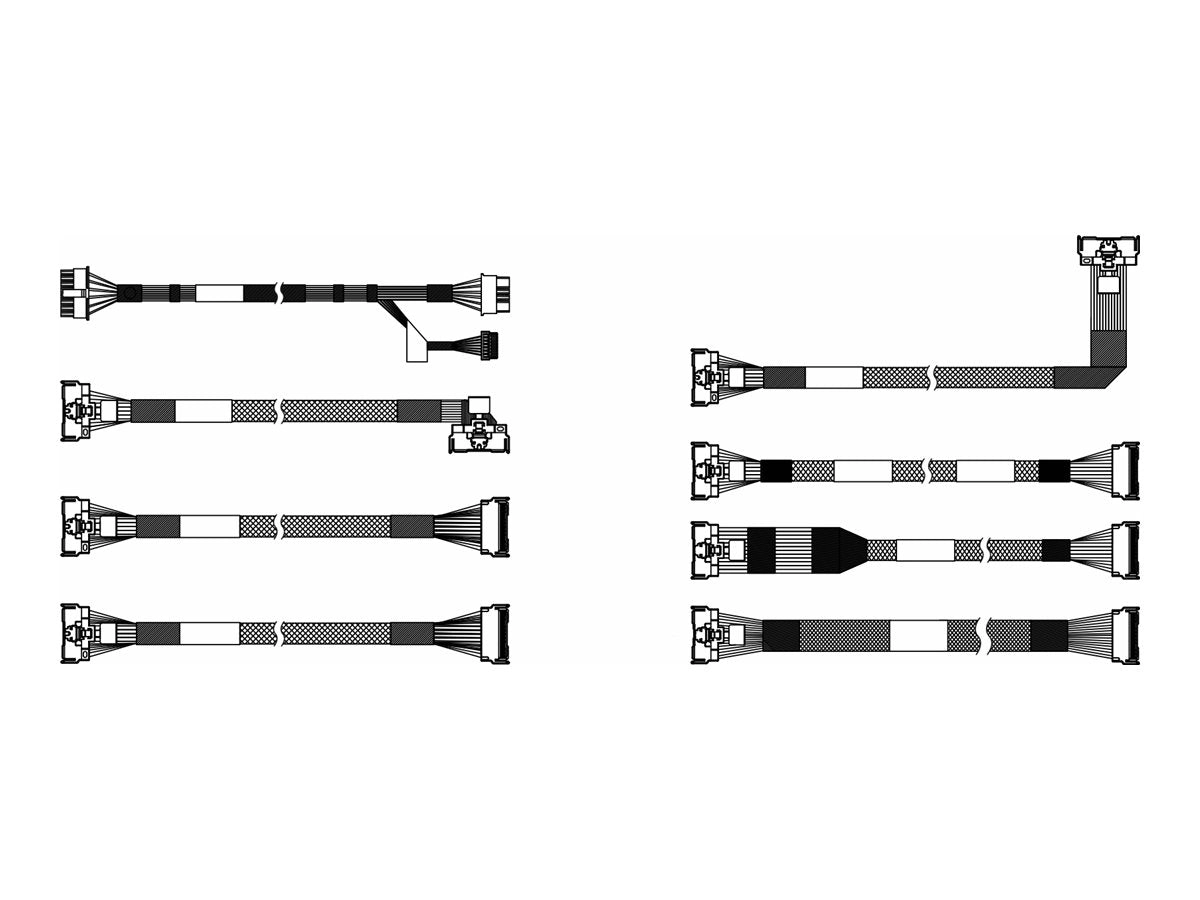Lenovo - Storage cable kit - for 10 x 2.5 Anybay Backplane Gen5 NVMe - for ThinkSystem SR630 V3" 4X97A87136