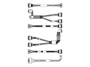 Lenovo - Storage cable kit - for 2.5 Chassis Front BP1 NVMe - for ThinkSystem SR650 V3" 4X97A82932